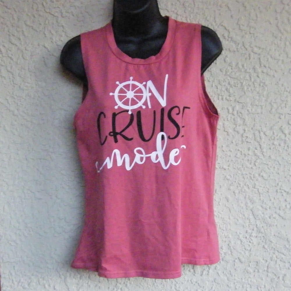 Women's Graphic Tank Top- "On Cruise Mode"